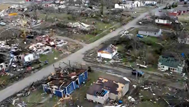 Tornadoes leave behind complete devastation