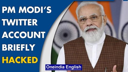 Download Video: PM Modi’s personal Twitter account hacked briefly, hackers shared link promising bitcoin giveaway