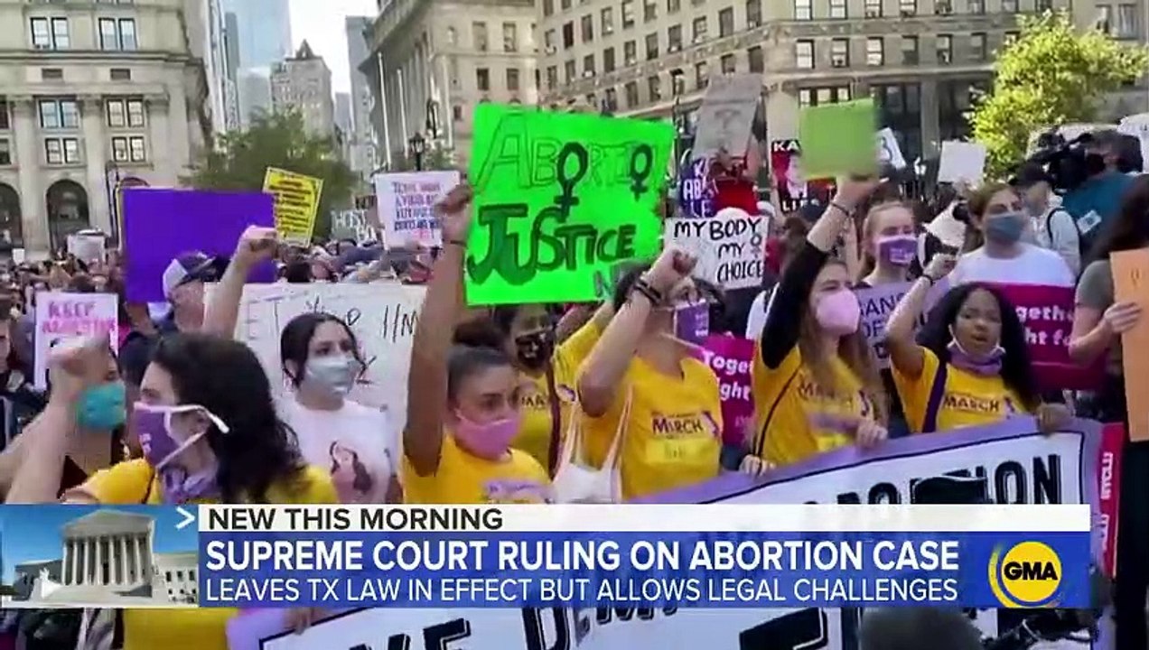 Supreme Court allows Texas abortion law to remain(480P)