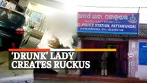 WATCH: ‘Drunk’ Woman Creates Ruckus At Pattamundai Police Station