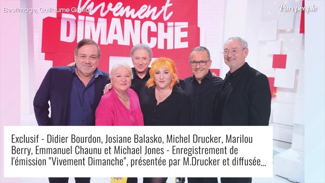 Vivement dimanche : Josiane Balasko au côté de sa fille Marilou Berry, au look haut en couleur