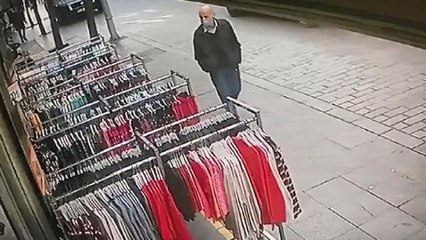 ESENLER'DE 5 BİN LİRALIK SÜPÜRGE HIRSIZLIĞI KAMERADA