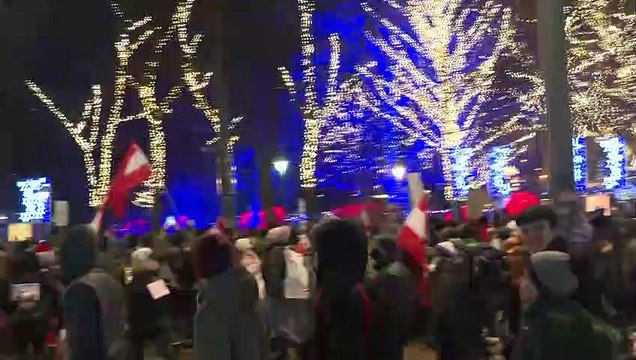 Protestas en Europa contra las restricciones y la vacunación