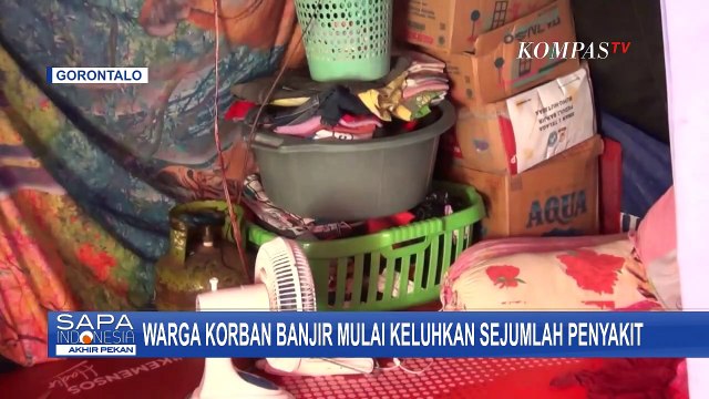Warga Korban Banjir Luapan Danau Limboto Keluhkan Minim Bantuan
