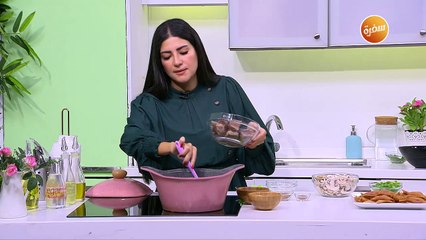مكعبات اللحم بالمشروم | نورا السادات