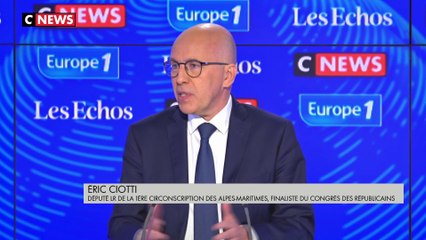 Éric Ciotti : «le pays ne pourra pas supporter 15 années de gestion Hollande-Macron»