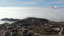 Elazığ'da eşsiz manzara... Kent sis denizinde kayboldu