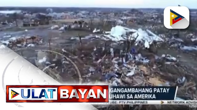 GLOBALITA | Higit 100 indibidwal, pinangangambahang patay sa pananalasa ng buhawi sa Amerika
