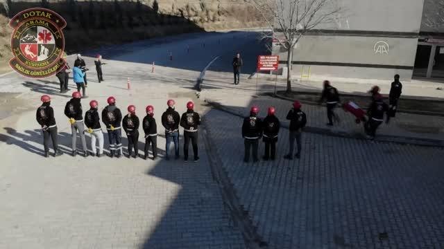 Hastanede yapılan yangın ve kurtarma tatbikatı gerçeğini aratmadı