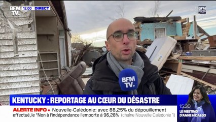 États-Unis: la ville de Mayfield, dans le Kentucky, totalement détruite par le passage d'une tornade