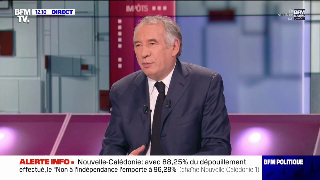 François Bayrou: Je n'ai jamais cru que la solution du pays était droite contre gauche