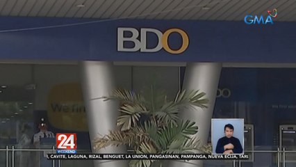 Ilang bank customer, natangayan umano ng libo-libong piso at nalipat ang pera sa ibang bangko | 24 Oras Weekend