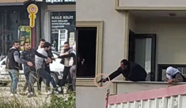 Balkondan ateş açtığı kiracısını yaraladı