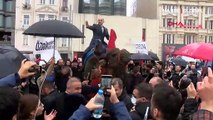 Beyoğlu'nda deve ve eşek ile PCR protestosu