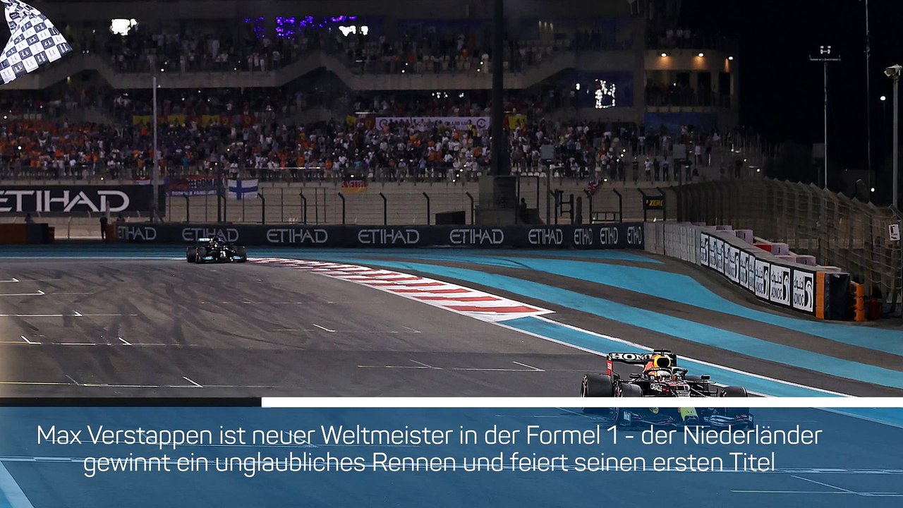 Max Verstappen ist neuer Formel 1-Weltmeister