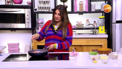 طاجن دجاج بالمشروم والجبنة | غادة التلي