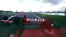 F1 2007 Europe Race Alonso Passes Massa Battle Onboard