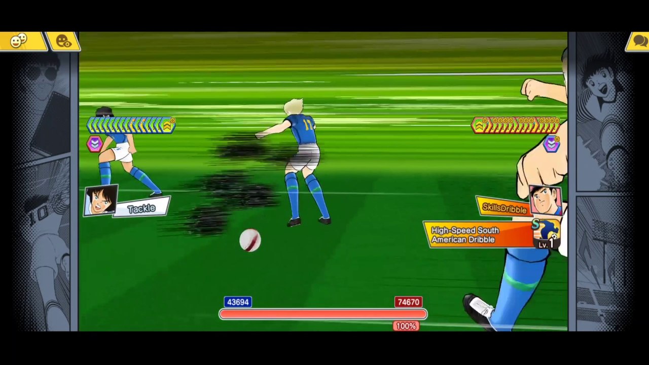 High-Speed South American Dribble - Captain Tsubasa Skill