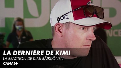 La réaction de Räikkönen pour sa fin de carrière - GP d'Abu Dhabi
