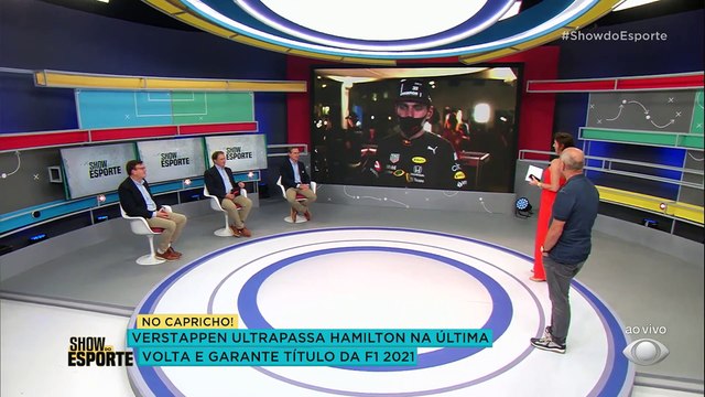 FALA, CAMPEÃO! Max Verstappen conversou com a Mariana Becker e exaltou o seu primeiro título da Fórmula 1 na carreira: É um sentimento insano . Verstappen ultrapassou Lewis Hamilton na última volta do GP de Abu Dhabi e levou o título. #ShowdoEsporte