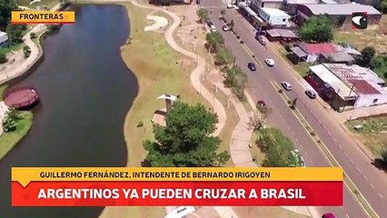 Argentinos ya pueden cruzar a Brasil