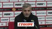 Genesio : « On doit encore acquérir de l'expérience » - Foot - L1 - Rennes