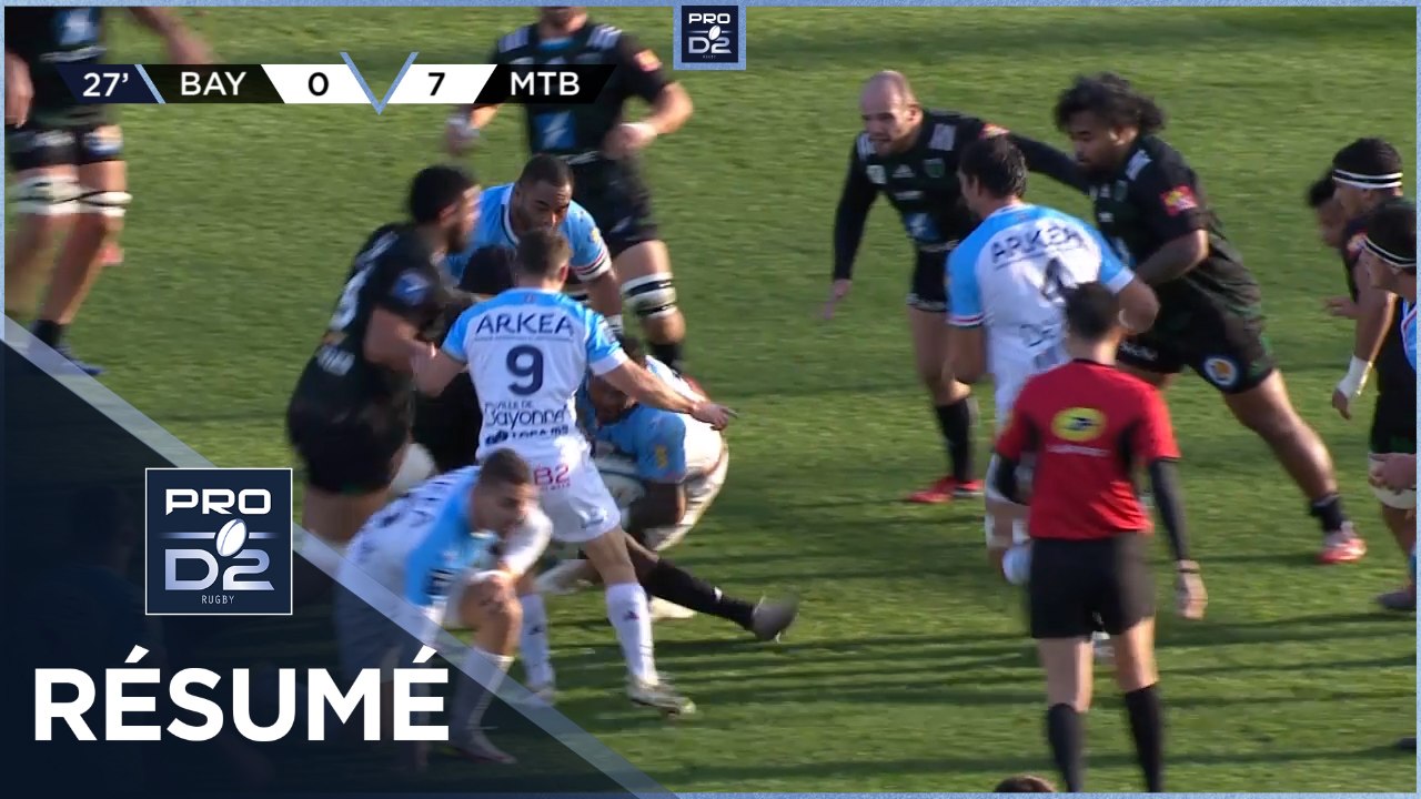 PRO D2 - Résumé Aviron Bayonnais-US Montauban: 41-24 - J14 - Saison 2021/2022