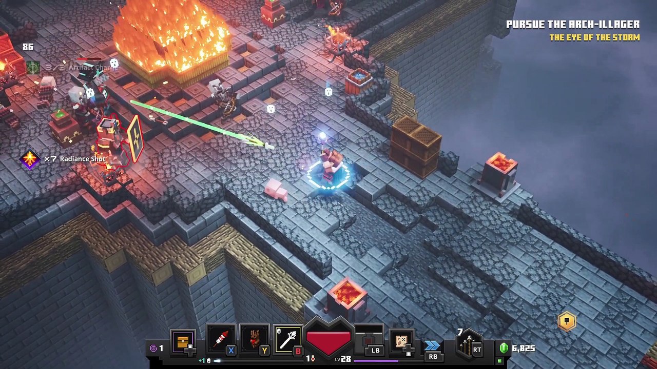 Minecraft Dungeons (Obsidian Pinnacle) Gameplay video Dailymotion