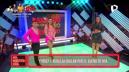 Guty Rivera junto a Christ y “Nebulah” en  la pista de baile