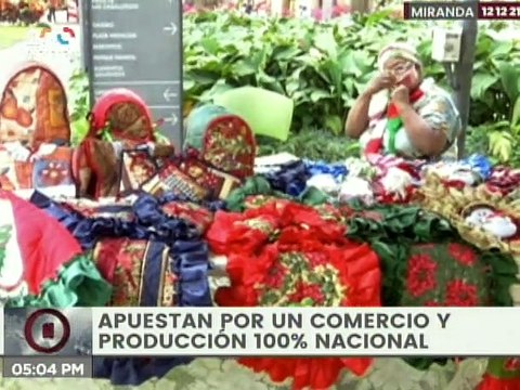 Miranda | Emprendedores exhiben sus artículos en el Bazar Navideño en PDVSA La Estancia
