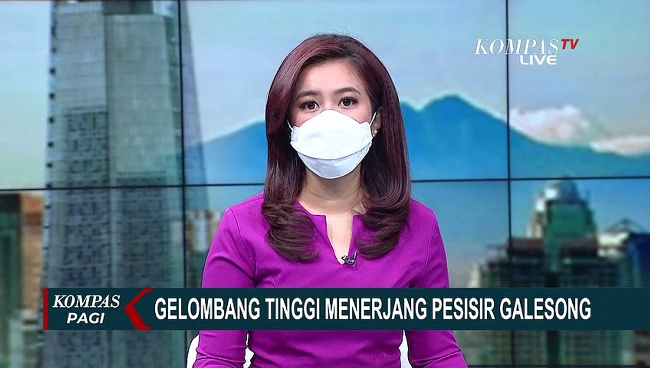 Gelombang Tinggi di Pesisir Pantai Ancam Permukiman Warga Takalar