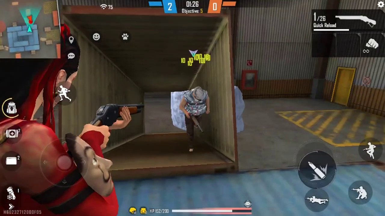 Free Fire Long Wolf Gameplay