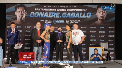 Donaire, nananatiling WBC world bantamweight champion matapos mapatuimba sa Gaballo | UB
