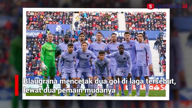 Dua Pemain Muda Barcelona Gagal Bawa Barcelona Raup Kemenangan