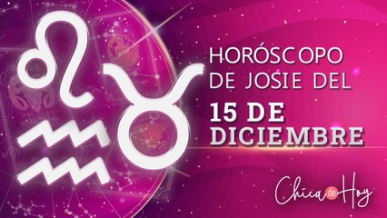 Horóscopo de Josie Diez Canseco del miércoles 15 de diciembre de 2021