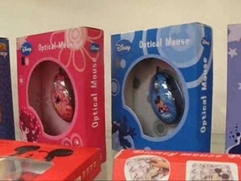 Mickey est une vraie souris et Winny est un clavier