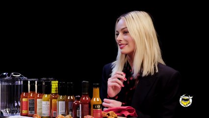 Margot Robbie Pushes Her Limits While Eating Spicy Wings