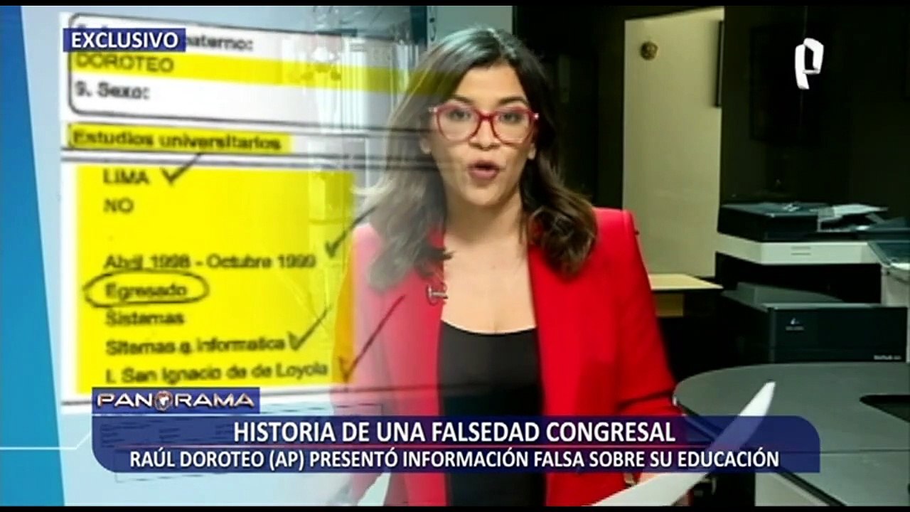 ¡Exclusivo! Historia de una falsedad congresal: Raúl Doroteo presentó información falsa sobre su educación