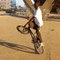 Guy Shows Amazing Balance While Displaying Skipping Tricks On BMX Cycle