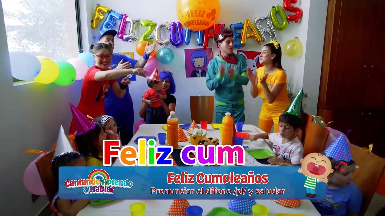 Celebración cumpleaños | Feliz Cumpleaños para niños y niñas | Cantando Aprendo