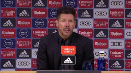 Simeone: "La contundencia prevaleció en el partido"