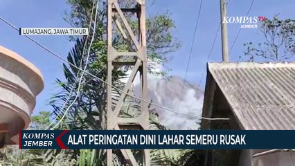 Alat Peringatan Dini Lahar Gunung Semeru Rusak Sejak 4 Tahun