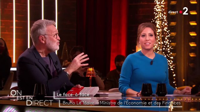 Laurent Ruquier explique à Bruno Le Maire qu'il l'a trouvé très bon face à Eric Zemmour : Moi, je m'en fou des sondages ou des réseaux sociaux, vous avez réussi à lui faire faire une Marine Le Pen