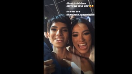 WATCH: Miss Singapore and Miss Vietnam support Beatrice Luigi Gomez (Source: @nxndita/ IG )