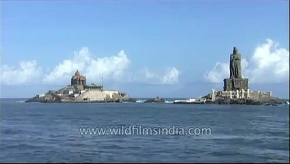 Spectacular view of Kanyakumari Temple