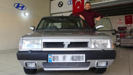 "Türkiye'de nadir araçlardan" dediği 2001 model Tofaş'ı 145 bin liradan satışa çıkardı