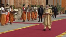 Mega corridor project: PM Modi arrives at Kashi Vishwanath temple
