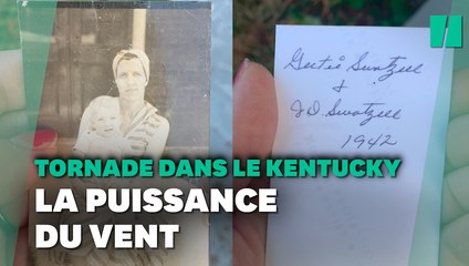 La tornade du Kentucky a déplacé une photo de famille sur plus de 200 km