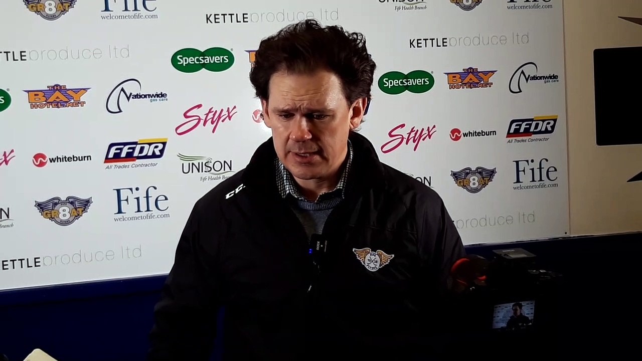 Fife Flyers coach Todd Dutiaume on fifth straight defeat video
