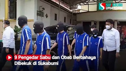 9 Pengedar Sabu dan Obat Berbahaya Dibekuk di Sukabumi